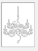 Diseño Vectorial de Candelabro Elegante con Pájaro para Corte Láser DXF