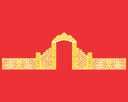 Elegant Chinese Wedding Arch Vector for Laser Cutting