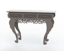 Elegante Mesa Consola con Tres Cajones Vector para Corte Láser