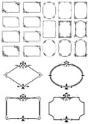 Elegant Decorative Border Frame Mega Set Vector Files