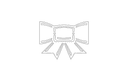 Arquivo Vetor de Laço Decorativo Elegante para Corte a Laser DXF