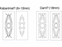 Design de Painel de Porta Decorativo Arquivo Vetorial DXF