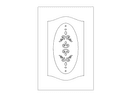 Diseño de Panel de Puerta Decorativo Archivo DXF
