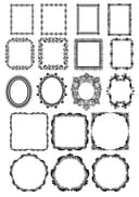 Elegant Decorative Frames Collection Vector for Laser Cutting