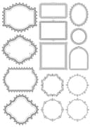 Colección de Marcos Decorativos Elegantes para Corte Láser