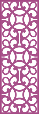 Panel Decorativo Jali Elegante para Corte Láser (CDR)