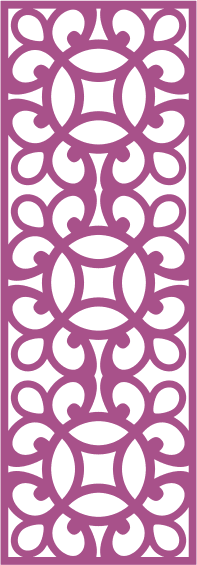 Elegant Decorative Jali Panel Vector for Laser Cutting (CDR)