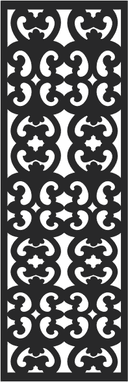 Elegant Decorative Jali Panel Vector for Laser Cutting