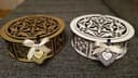 Caixa Redonda Decorativa Elegante Arquivos Laser Cut CDR