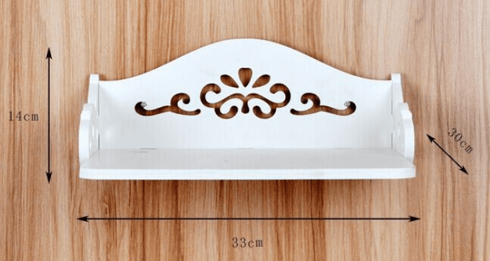Elegant Decorative Wall Shelf Laser Cut Vector File