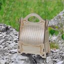 Elegant Decorative Wooden Handbag Box Laser Cut Vector File