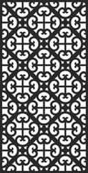 Elegant European Geometric Pattern Vector File for Laser Cutting