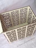 Elegant Filigree Decorative Box Laser Cut Vector File