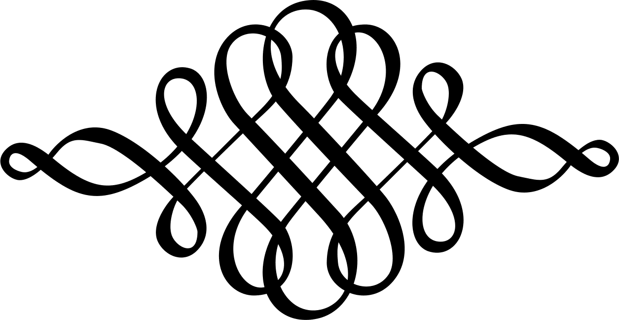 Elegant Filigree Swirl Ornament Vector Design for Laser Cutting
