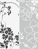 Elegant Floral Damask CNC Vector Panel Pattern