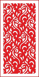 Panel Decorativo Floral Elegante en Vector