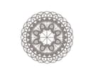 Arquivo Vetorial de Mandala Floral Elegante para Corte a Laser