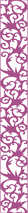 Painel Floral Decorativo para Corte a Laser Arquivo Vetor