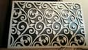 Elegant Floral Scrollwork Panel Vector File for Laser Cutting