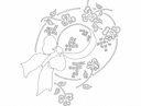 Elegant Floral Sun Hat Vector DXF File for Laser Cutting