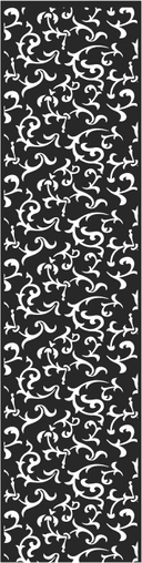 Panel Decorativo de Patrón Floral Elegante Vector