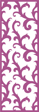 Panel Decorativo Floral para Corte Láser
