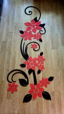 Archivo Vectorial de Decoración Floral para Corte Láser