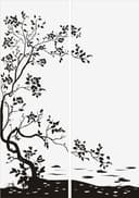 Diseño de Panel de Árbol Floral Elegante para Corte Láser