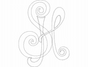 Archivo Vectorial DXF de Monograma Elegante con Letras SL Entrelazadas