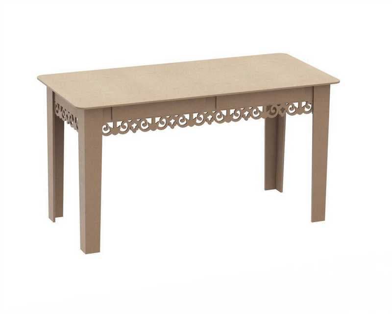 Elegant Laser Cut Coffee Table Vector Plan (DXF, CDR)