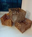 Porta-Guardanapo Decorativo Corte a Laser Vetor