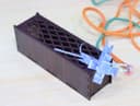 Caja de Regalo Elegante Cortada a Láser con Tapa de Celosía