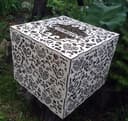 Elegant Laser Cut Wedding Card Box Vector File