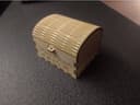 Elegant Laser Cut Wedding Ring Keepsake Box DXF Vector