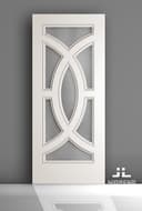 Design Vetorial de Painel de Porta Moderno para CNC - Ficheiro DXF