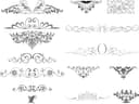 Coleção de Vetores de Ornamentos Elegantes para Corte a Laser