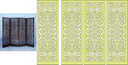 Elegant Ornamental Folding Screen Laser Cut Vector File