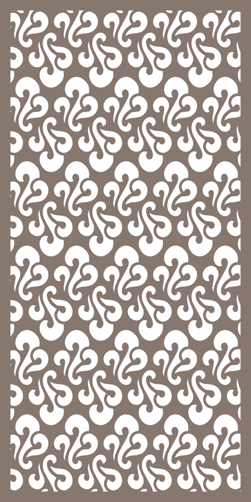 Elegant Ornamental Room Divider Seamless Pattern Vector File