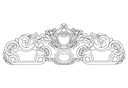 Panel de Cabecera Ornamentado Elegante para Corte Láser
