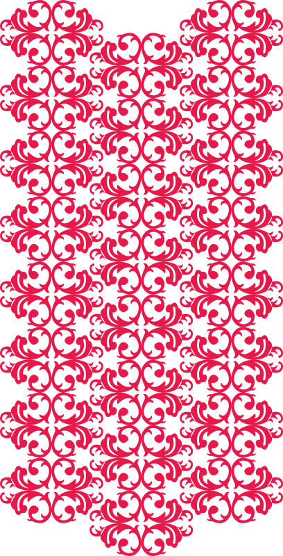 Elegant Ornate Jali Screen Pattern Vector for Laser Cutting