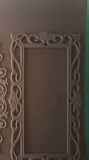 Arquivo Vetorial DXF de Moldura de Espelho Retangular Ornamentada