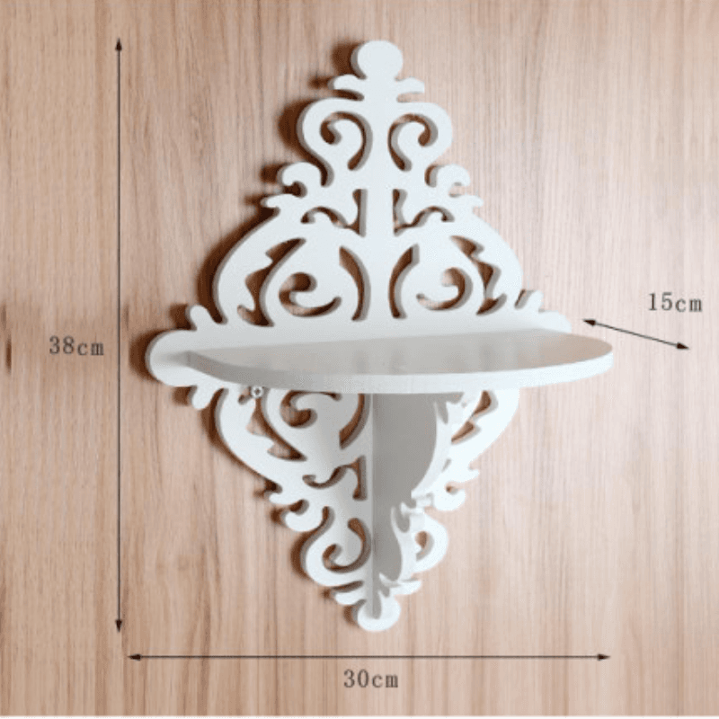 Elegant Ornate Wall Shelf Laser Cut Vector Template