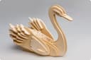 Quebra-Cabeça 3D de Cisne Elegante para Corte a Laser DXF SVG