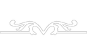 Archivo Vectorial DXF de Divisor Decorativo con Volutas