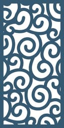 Archivo Vectorial DXF de Patrón de Espirales Elegantes