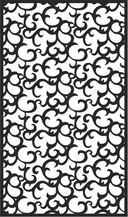 Panel Decorativo de Volutas Elegantes en Vector