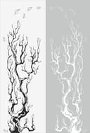 Archivo Vectorial de Panel de Árbol para Corte Láser