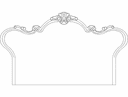 Diseño de Cabecera Victoriana Elegante para Corte Láser DXF