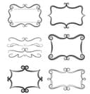 Elegant Vintage Decorative Frames and Dividers DXF Vector Files
