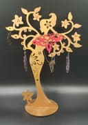 Soporte de Joyas Árbol de Mujer Archivo Vectorial para Corte Láser (CDR)